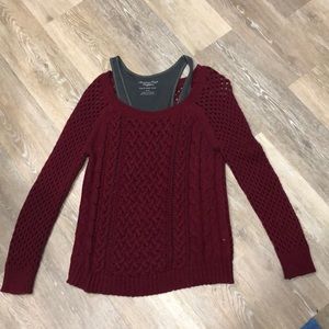 American Eagle sweater w/ tank top